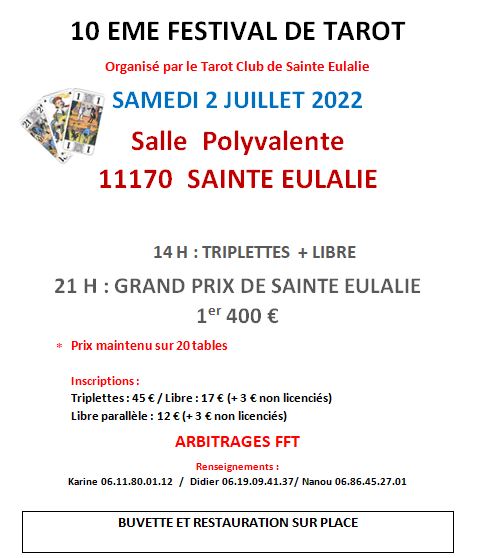 affiche 2022 Ste Eulalie