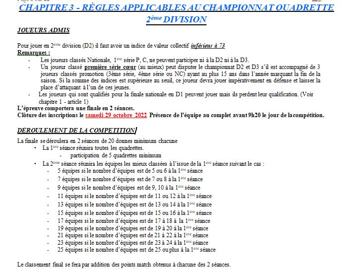Chapitre 3 Quadrette D22