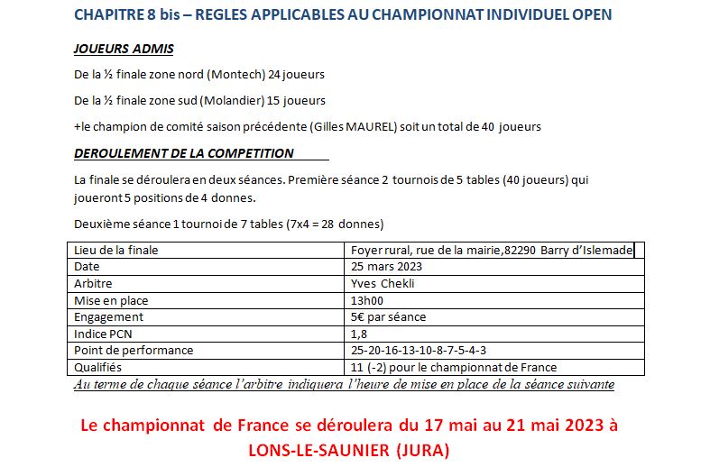 CHAPITRE 8 bis Finale OPEN 1