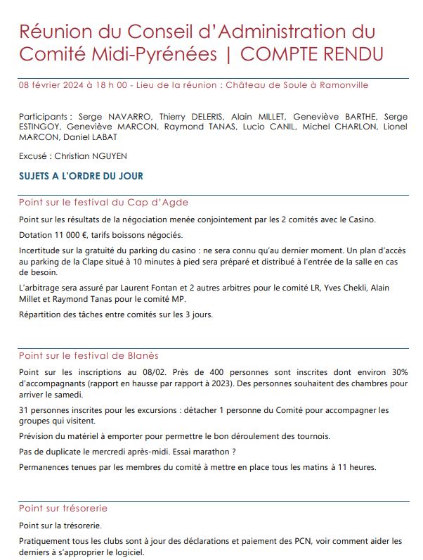 CR runion CA du 8 02 24 page 1