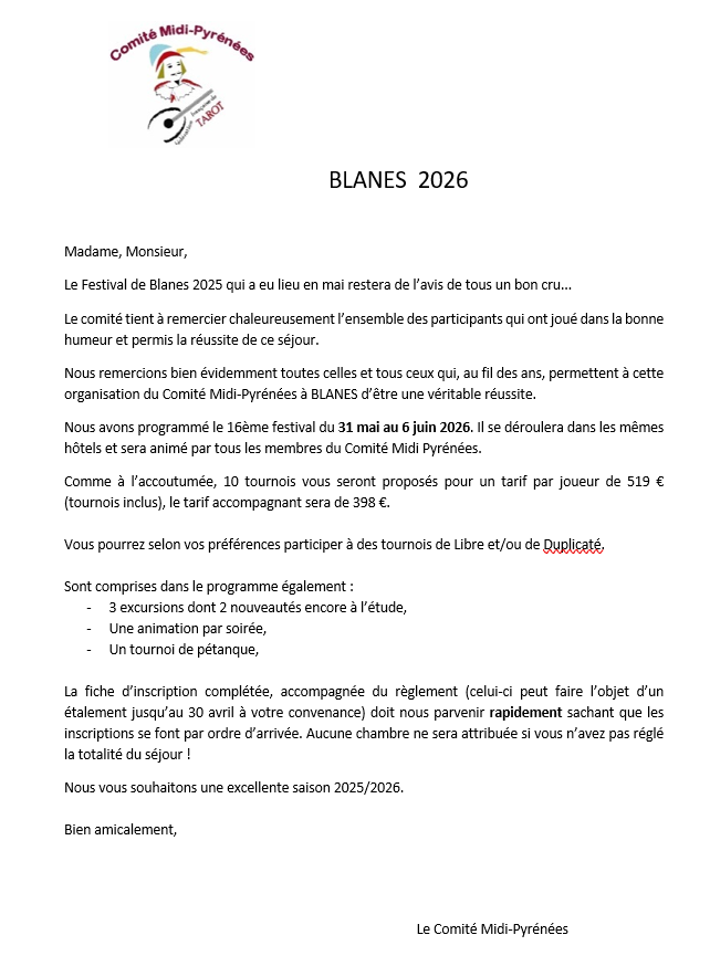 Blanes 2026