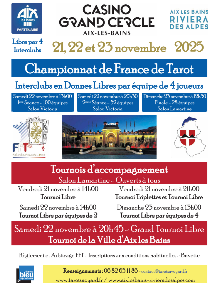 Championnat libre par 4 Aix les Bains 2025