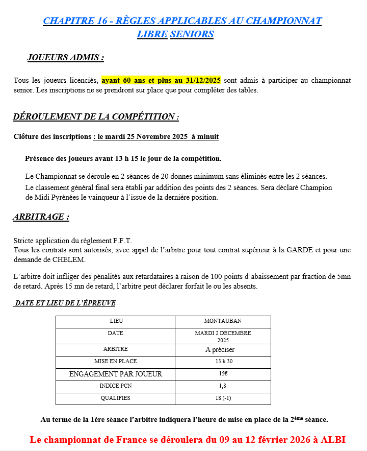chapitre 16 libre seniors 2025