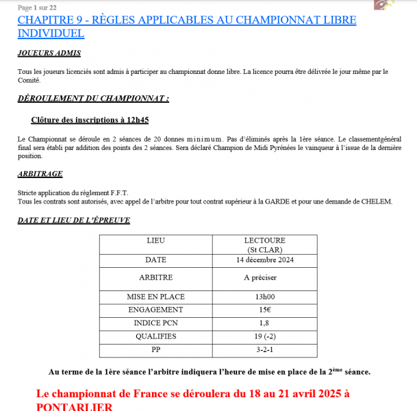 Chapitre 9 libre Pontarlier