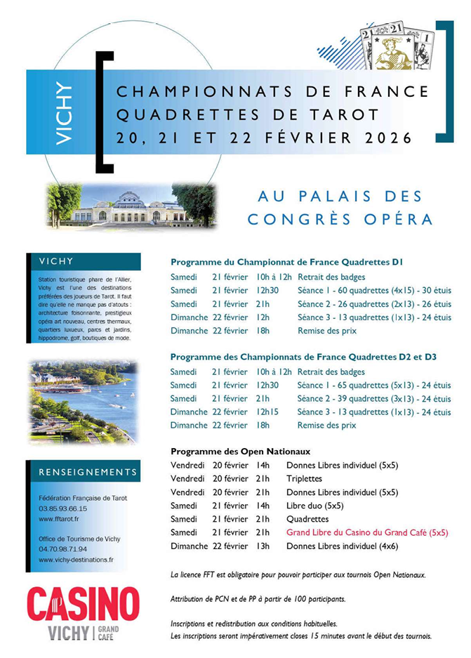 Quadrettes Vichy 2026